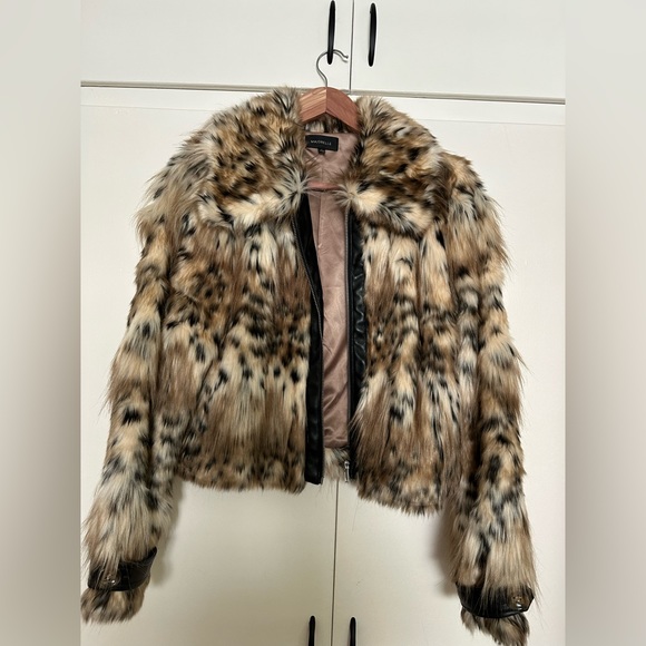 Majorelle faux fur jacket. Size S - Picture 1 of 3
